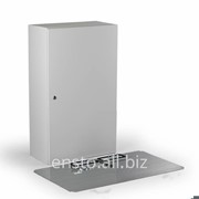 Шкаф настенный Cubo размер 1000 x 800 x 300 мм, с 4 фланцовыми отверстиеми, мягкая сталь, окрашенная полиэфирной краской, E932 фото