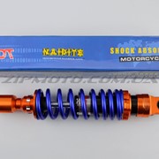 Амортизатор GY6, DIO, TACT 270mm, тюнинговый NDT оранжево-синий фото
