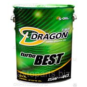 Моторное масло дизельное Dragon Turbo Best 15W40 API CG-4 ACEA E3 20л фото