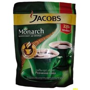 Кофе растворимый Jacobs Monarch 220 г. Качество Кокам Бразилия