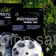 Батарейки для слуховых аппаратов Microson фото
