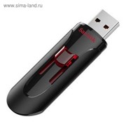 Флешка USB3.0 Sandisk Cruzer Glide SDCZ600-256G-G35, 256 Гб, черно-красная