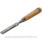 Стамеска-долото ЗУБР “ЭКСПЕРТ“ с деревянной ручкой, хромованадиевая, 32мм фотография