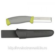 Специальный нож в пластиковых ножнах morakniv craftline high q chisel knife фото