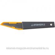 Нож STAYER "MASTER" для хозяйственных работ, пластиковая рукоятка, 65 мм