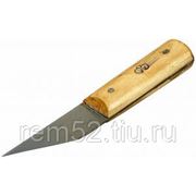 Нож сапожный с деревянной ручкой, 29х75/175мм фото