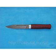 Нож «Разведчик-2» клинок из дамасской стали рукоять: амарант фото