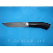 Нож Карачаевский «Бычак» клинок из дамасской стали рукоять: венге фото