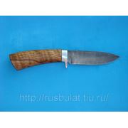 Нож «Соболь-2» клинок из дамасской стали рукоять: дуб фото