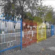 Элемент ограды забора для детского сада