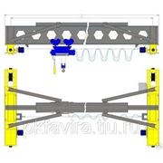 Кран балка (кран однобалочный опорный) г/п 1 т пролет 19,0 м фото