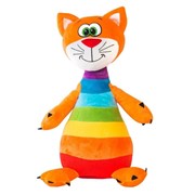 Мягкая игрушка «Котенок радужный», 47 см фотография