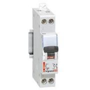 Legrand 006015 Автоматический выключатель 1 полюс+нейтраль/ 6A - 1М (тип C) DX