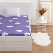 Простыня на резинке «Этель» Сердца 160х200х20 см фото