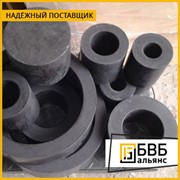 Фторопласт втулка черная 100х10 АФГ80ВС фото