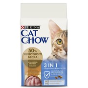 Cat Chow Корм Cat Chow сухой корм 3 в 1 для взрослых кошек с высоким содержанием домашней птицы и с индейкой фото