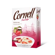 Овсяная каша со вкусом клубники со сливками Cornell фотография