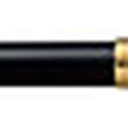 Parker Ручка шариковая Parker Sonnet Black Silver GT, толщина линии M, золото 23К Черно-золотистый фотография