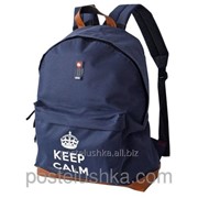 Рюкзак классика корона DERBY с карманом для ноутбука 14* Синий фото