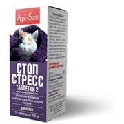 Стоп-Стресс успокоительные таблетки для кошек 15таб. фото