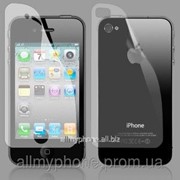 Защитная пленка для мобильного телефона Apple iPhone 4G / 4GS комплект перед+зад глянец