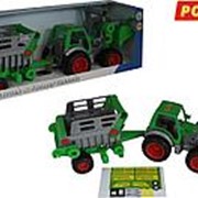 “Фермер-техник“, трактор-погрузчик с полуприцепом №2 (в коробке) (46505_PLS) фотография