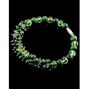 023459 Браслет Малахит 16 см. фото