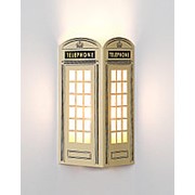 Светильник настенный/Бра LONDON PHONE beige 12,2х28,7х8,5см. Silver Smith фотография