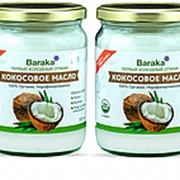 [Комплект из 2 шт.] Кокосовое масло Барака Вирджин Organic Bio, 2 * 460 г./500 мл.