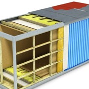 Блок-контейнеры из панелей трёхслойных стеновых и кровельных с минераловатным утеплителем на базальтовой основе фото