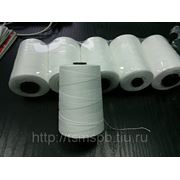 Нитки белые для портативных мешкозашивочных машин - 200ЛШ. 1000 м. фото