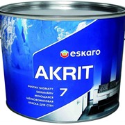 Особо прочная моющаяся полуматовая краска для стен Eskaro Akrit 7 фотография