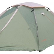 Палатка быстросборная Maverick Wind трехместная, зелёный с тиснением фотография