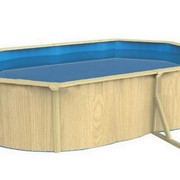 Морозоустойчивый бассейн овальный 490x360x130см Poolmagic Wood Premium