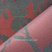 Портьерная ткань &quot-Осенний вальс&quot- рисунок цветок на ветке