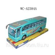 Автобус инерционный, на подставке, 27х8,3х10см (821547) фото