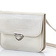 Женская кожаная сумка “Эрика-нью“ (белый) фотография