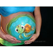 Бодиарт для беременных - Боди-арт для будущих мам фотография