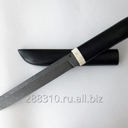 Нож "Танто" из дамасской стали (деревянные ножны)