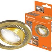 Светильник встраиваемый поворотный СВ 02-02 MR16 50Вт G5.3 матовое золото/никель TDM ELECTRIC SQ0359-0005 фото