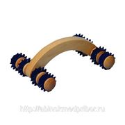 Массажер деревянный “Коромысло“ с шипами ER-1015 фото