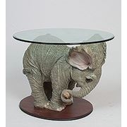 ALf 09028 статуэтка“грустный слон“+ стекло (27*54*27*46) (781551) фотография