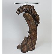 ALf 09136 статуэтка“пантера на скале“+ стекло (34*93*53*46) (781566) фото
