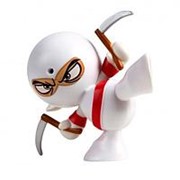 Fart Ninjas Фарт Ниндзя.Игрушка Пукающий Ниндзя белый с серпами.TM Fart Ninjas (37002) фотография