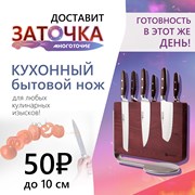 Заточка кухонных ножей до 10СМ фото