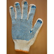 Перчатки защитные “HOT“ 4-х нитка с ПВХ фото