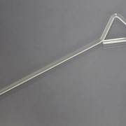 Шпатель Дригальского стеклянный треугольной формы фото
