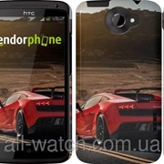 Чехол на HTC One X Lamborghini v2 “2948c-42“ фото