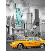 Плед флис Cool 150*200 Yellow Taxi фотография