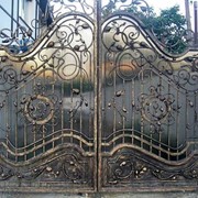 Ворота кованые Украина фото